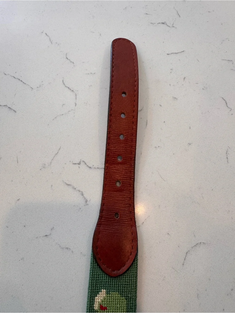 Smathers and Branson Golf Course Needlepoint Belt - Size 36